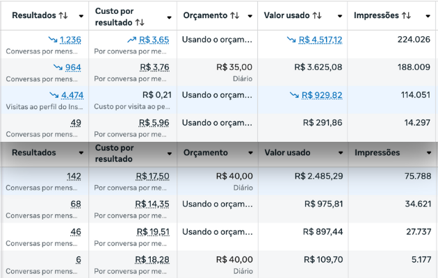 Campanha de tráfego pago - Clínica Estética